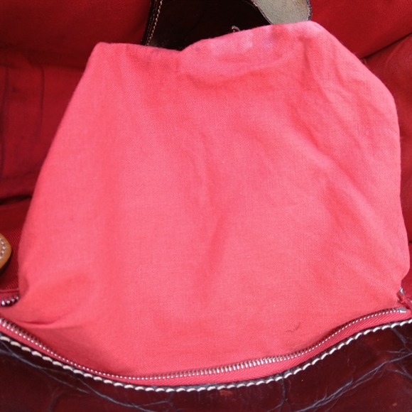 Dooney and bourke croc tassel tote - Picture 5 of 9